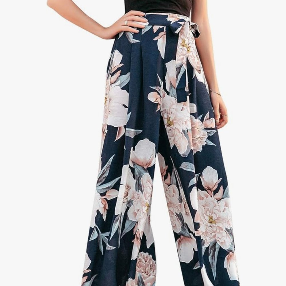 Boho High Waist Wide Leg Pant